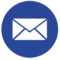 logo mail bleu